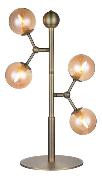 Halo Design - Atom Lampada da Tavolo Antique Ottone/Ambra