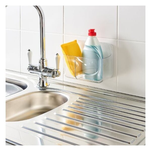 Portaspazzolino in plastica senza foratura Invisifix – Addis