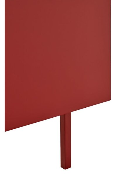 Cassettiera bassa rossa effetto rovere 110x85 cm Arista - Teulat