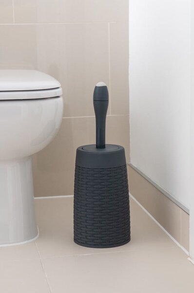 Scopino WC in plastica grigio – Addis