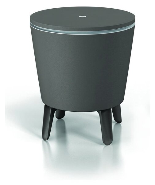 Tavolo da giardino rotondo in plastica con vaschetta per il ghiaccio ø 49,5 cm Cool - Keter