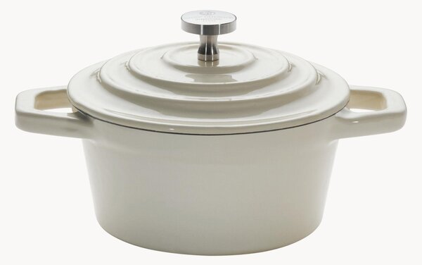Set mini cocotte in ghisa con coperchio 4 pz