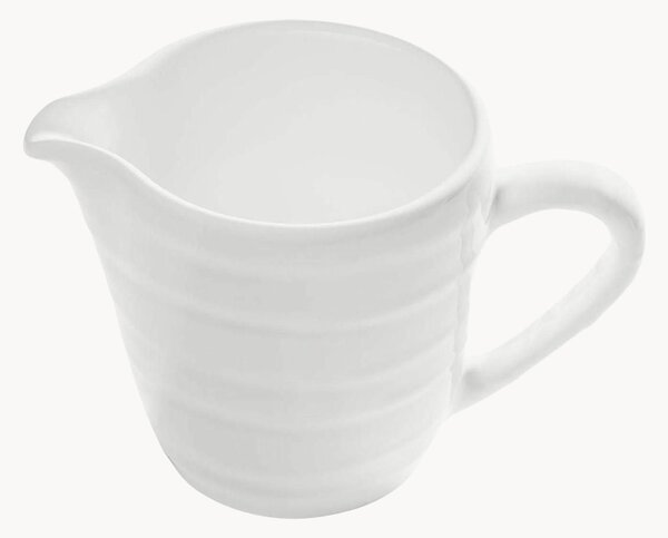Brocca latte fatta a mano Weißgeflammt