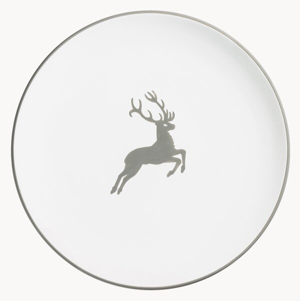 Piatto piano fatto a mano Grauer Hirsch