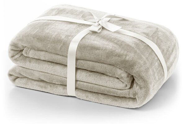 Coperta beige in micropile 150x200 cm Mic – Restilo