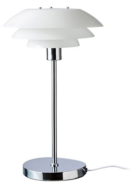 Dyberg Larsen DL31 lampada da tavolo vetro cromo