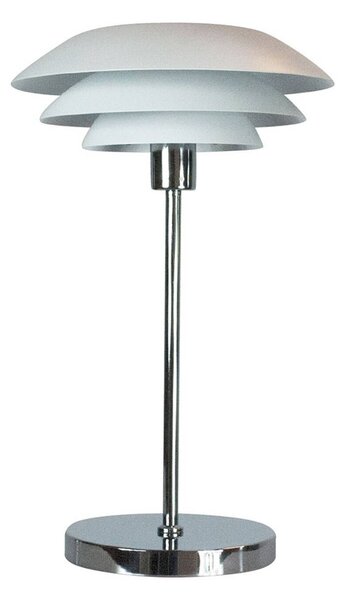 DYBERG LARSEN DL31 lampada da tavolo in metallo bianco