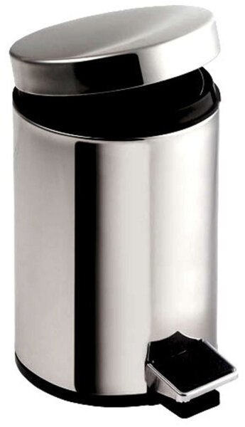 Aqualine Simple Line - Pattumiera 20 l, acciaio inox lucido 27120