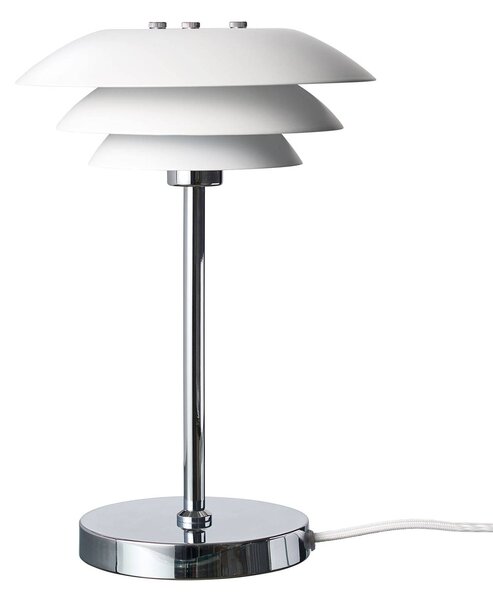 DYBERG LARSEN DL20 lampada da tavolo in metallo bianco