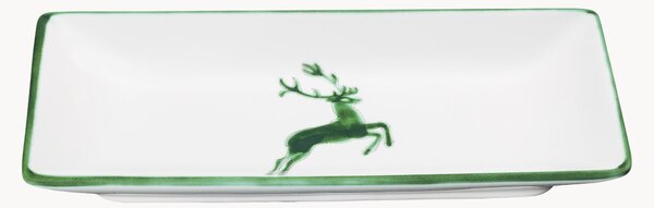 Piatto da portata fatto a mano Grüner Hirsch