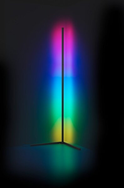 Lampada da terra a LED nera (altezza 141 cm) Level - Reality