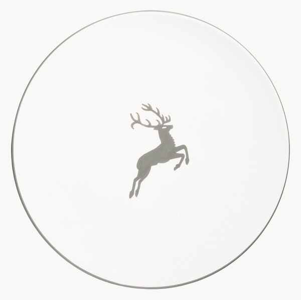 Piatto piano fatto a mano Grauer Hirsch