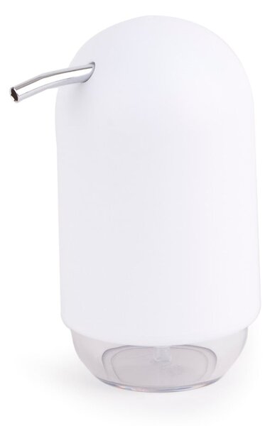 Dispenser di sapone in plastica bianca 230 ml Touch - Umbra