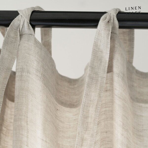 Tenda leggera in lino beige con passanti Daytime, 250 x 130 cm Natural - Linen Tales
