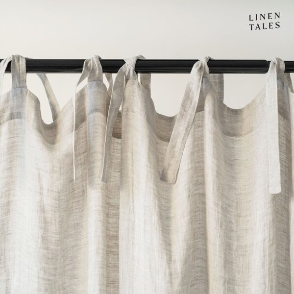 Tenda leggera in lino beige con passanti Daytime, 250 x 130 cm Natural - Linen Tales