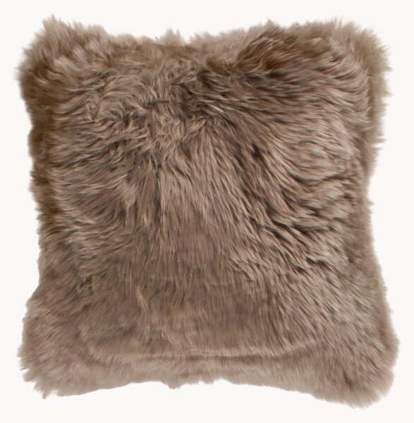 Cuscino in pelle di pecora merino New Zealand