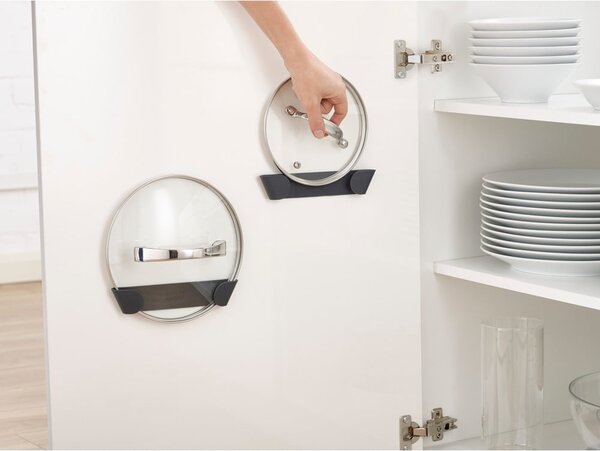 Set di portacoperchi senza foratura in plastica 4 pz CupboardStore – Joseph Joseph