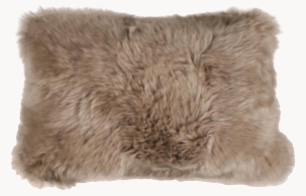 Cuscino in pelle di pecora merino New Zealand