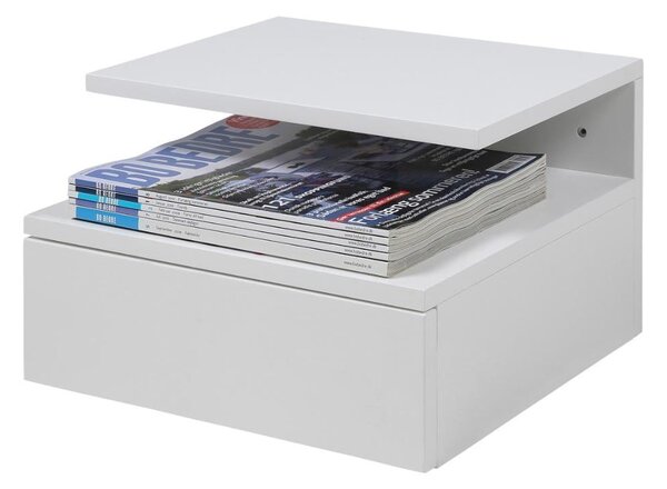 Comodino sospeso bianco Ashlan - Actona
