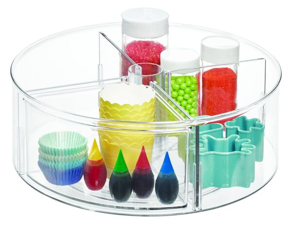Contenitore rotondo trasparente iDesign The Home Edit, ⌀ 29 cm - iDesign/The Home Edit