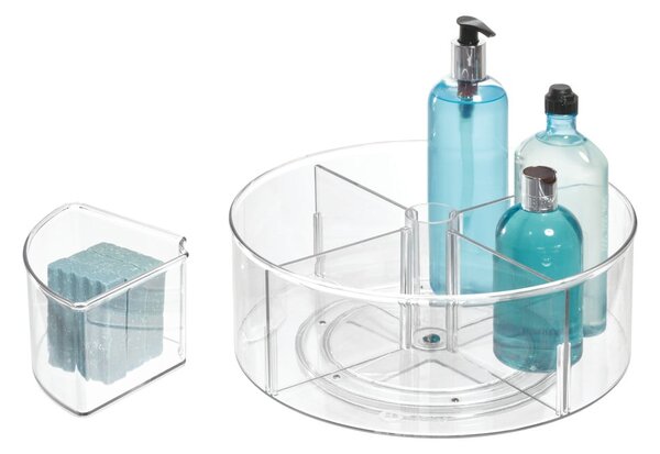 Contenitore rotondo trasparente iDesign The Home Edit, ⌀ 29 cm - iDesign/The Home Edit