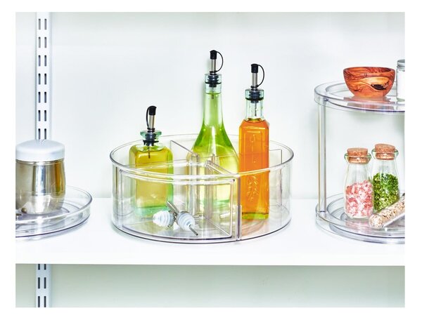Contenitore rotondo trasparente iDesign The Home Edit, ⌀ 29 cm - iDesign/The Home Edit