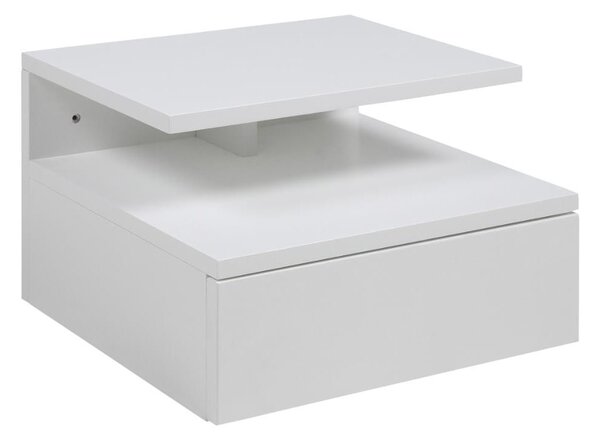 Comodino sospeso bianco Ashlan - Actona
