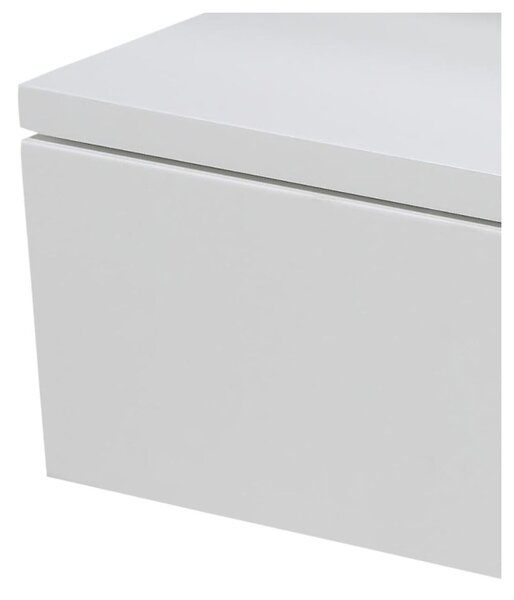 Comodino sospeso bianco Ashlan - Actona