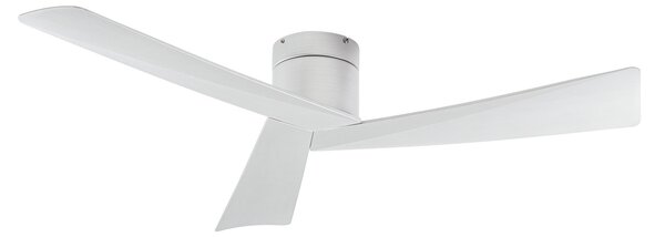 Ventilatore da soffitto Ventoro, argento, metallo, Ø 132 cm - Lucande Lucande, Ventoro, Metallizzato, Soggiorno, Metallo, Moderno