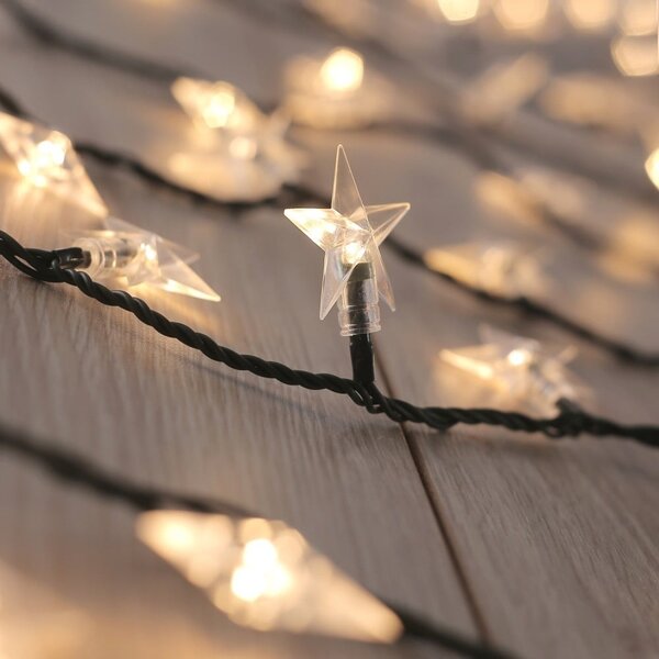 Catena luminosa LED verde scuro Star, 100 luci, lunghezza 12,5 m - DecoKing