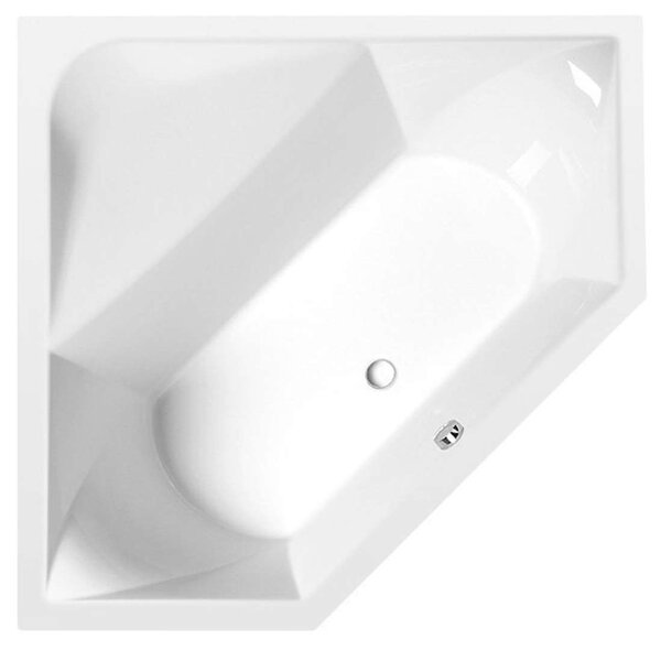Polysan Vasche da bagno - Vasca da bagno angolare FLOSS 1450x1450x500 mm, bianco 98611