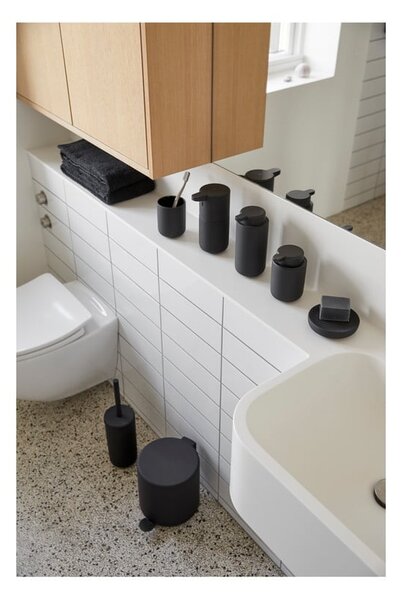 Dispenser di sapone in gres nero 0,45 l Ume - Zone