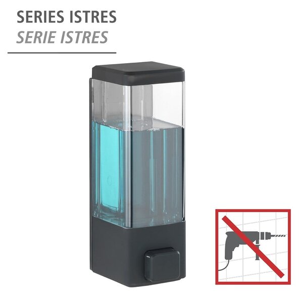 Distributore di sapone a parete in plastica da 0,32 l Istres - Wenko