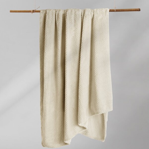 Coperta in microfibra beige, 150 x 200 cm Henry - DecoKing
