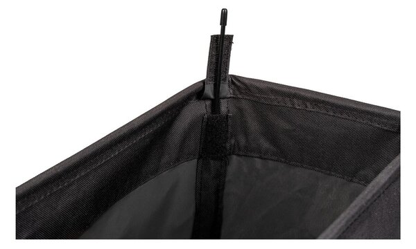 Cesto portabiancheria nero Corno - Wenko