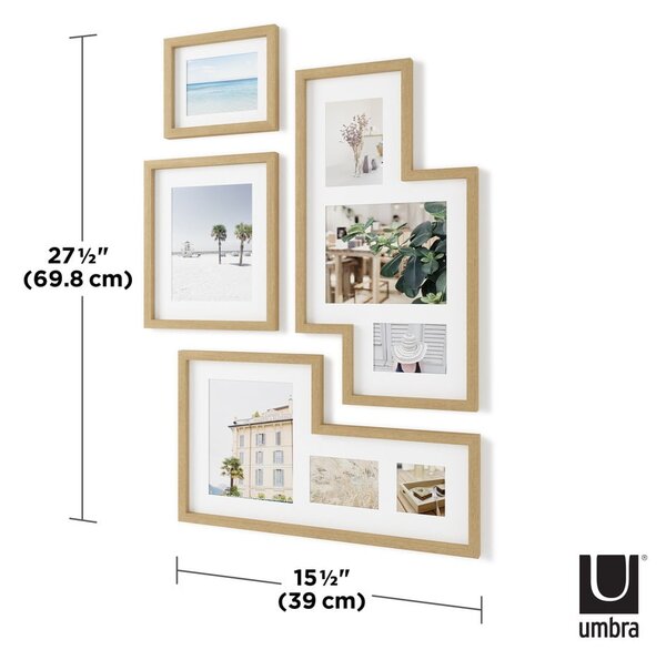 Cornici in plastica in set da 4 38x69 cm Mingle - Umbra