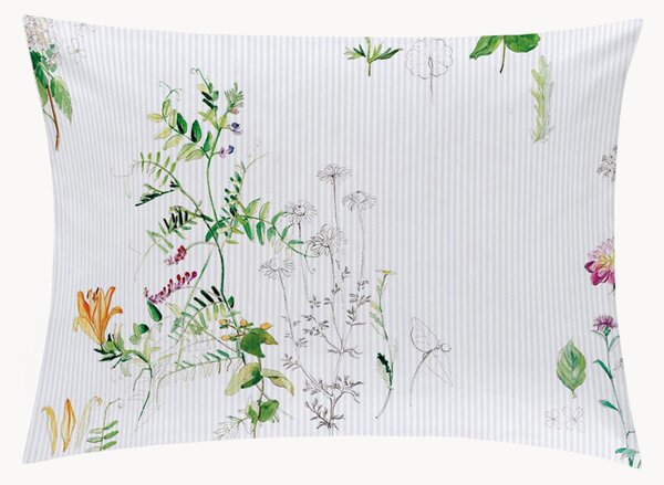 Federa in raso di cotone Nature Stripe