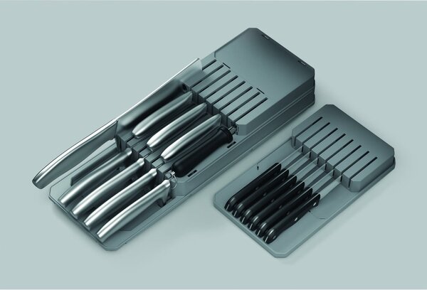 Sistema di stoccaggio dei coltelli grigio - Metaltex