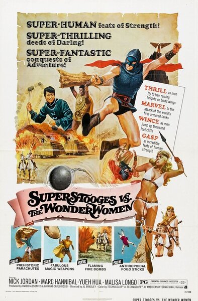 Illustrazione Super Stooges Vs Wonder Women