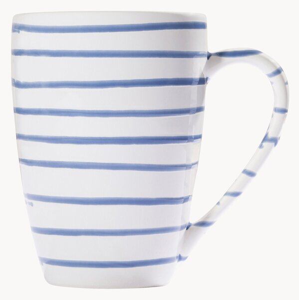 Tazza da colazione fatta a mano Blaugeflammt