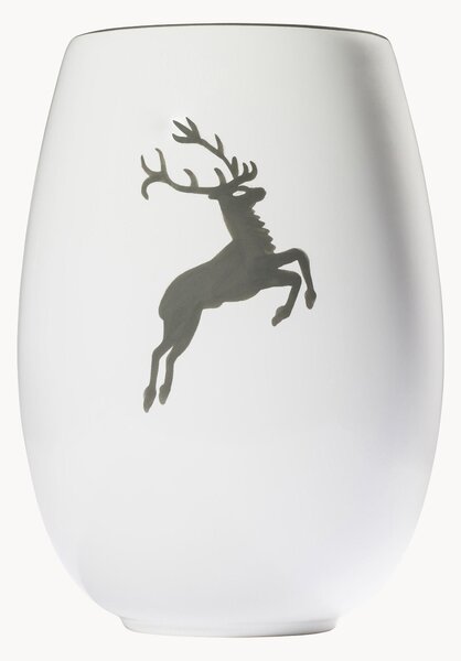Vaso fatto a mano Grauer Hirsch, alt. 15 cm