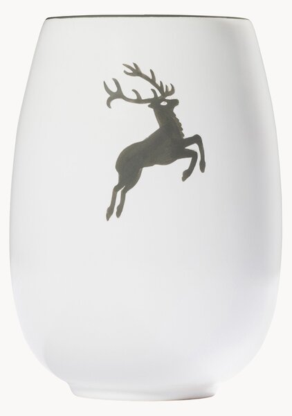 Vaso fatto a mano Grauer Hirsch, alt. 15 cm