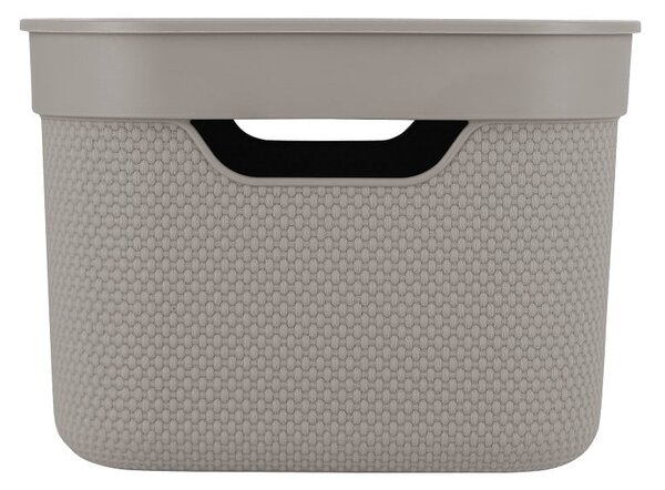 Scatola di plastica con coperchio Deco - Rotho