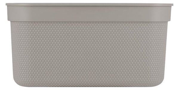 Scatola di plastica con coperchio Deco - Rotho
