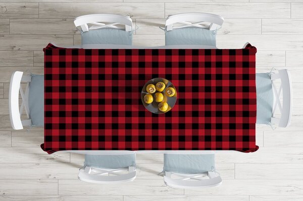 Tovaglia in misto cotone Tartan, 140 x 180 cm Christmas - Minimalist Cushion Covers