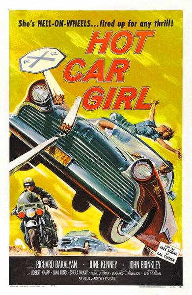 Illustrazione Hot Car Girl