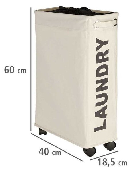 Cesto portabiancheria beige , 44,4 l Corno - Wenko