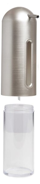 Dispenser di sapone in plastica argento 350 ml Penguin - Umbra