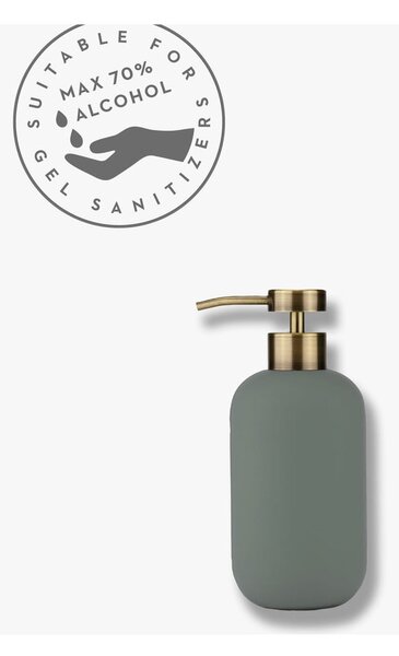 Dispenser di sapone in ceramica verde 200 ml Lotus - Mette Ditmer Denmark