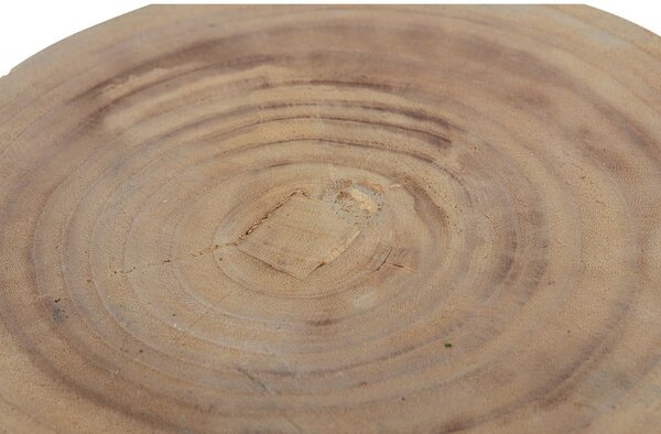 Sgabello da giardino in legno di paulownia Bikkel - WOOOD